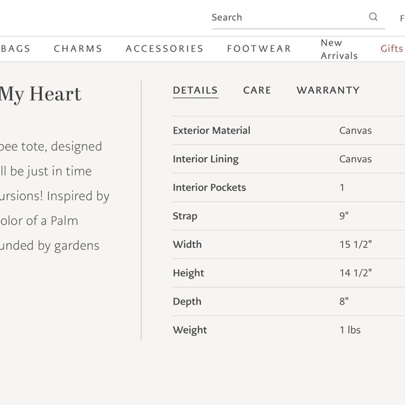 Brighton canvas tote bag - Picture 6 of 7